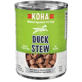 Koha Minimal Ingredient Duck Stew for Dogs 12.7oz