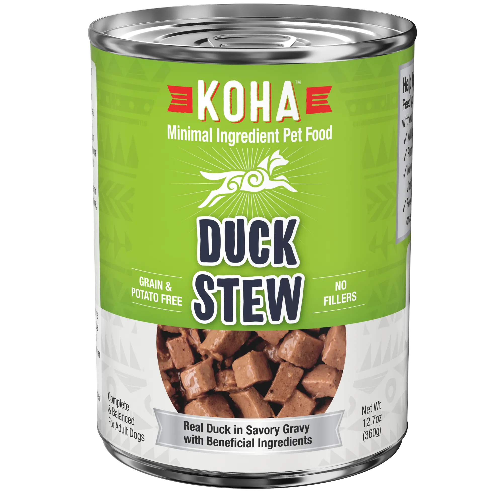Koha Minimal Ingredient Duck Stew for Dogs 12.7oz
