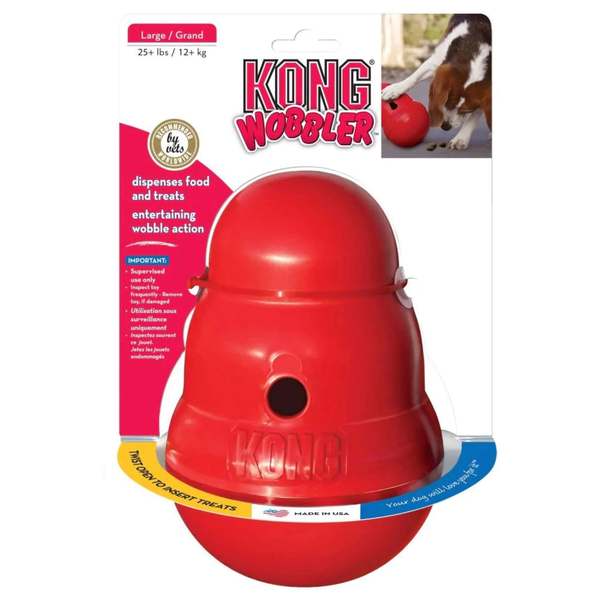 KONG Wobbler Interactive Dog Toy