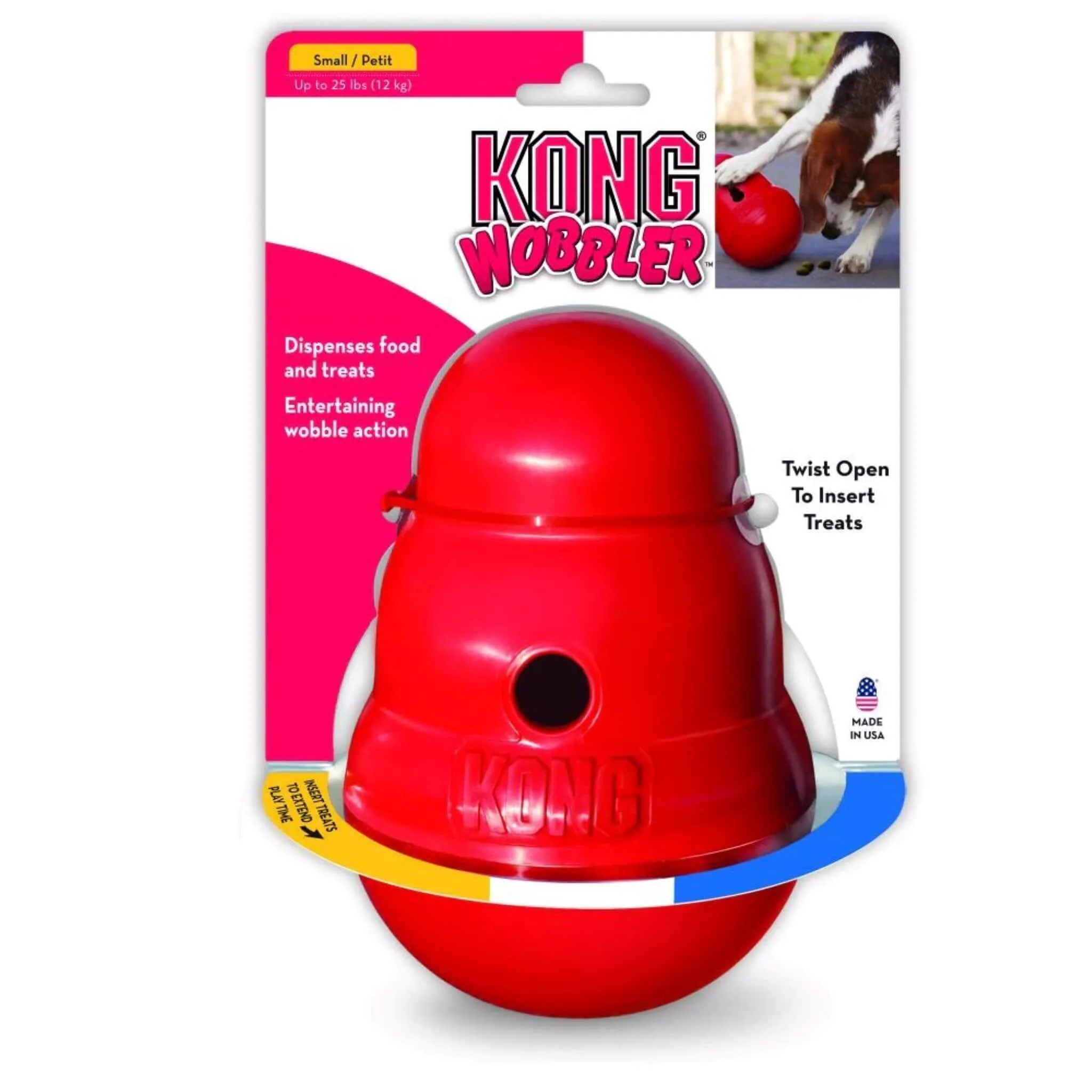KONG Wobbler Interactive Dog Toy