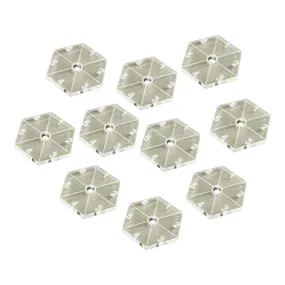LITKO 1-inch Hex Flight Bases Compatible with Starfire (10)