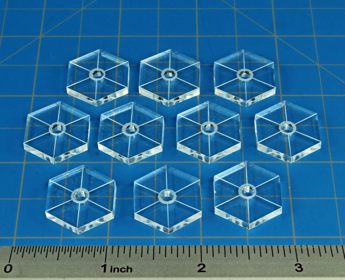 LITKO 3/4-inch Hex Flight Bases Compatible with Starfire (10)