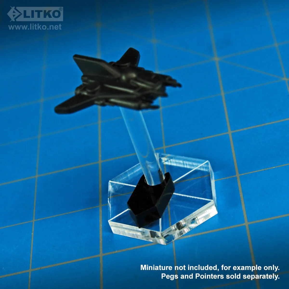 LITKO 3/4-inch Hex Flight Bases Compatible with Starfire (10)