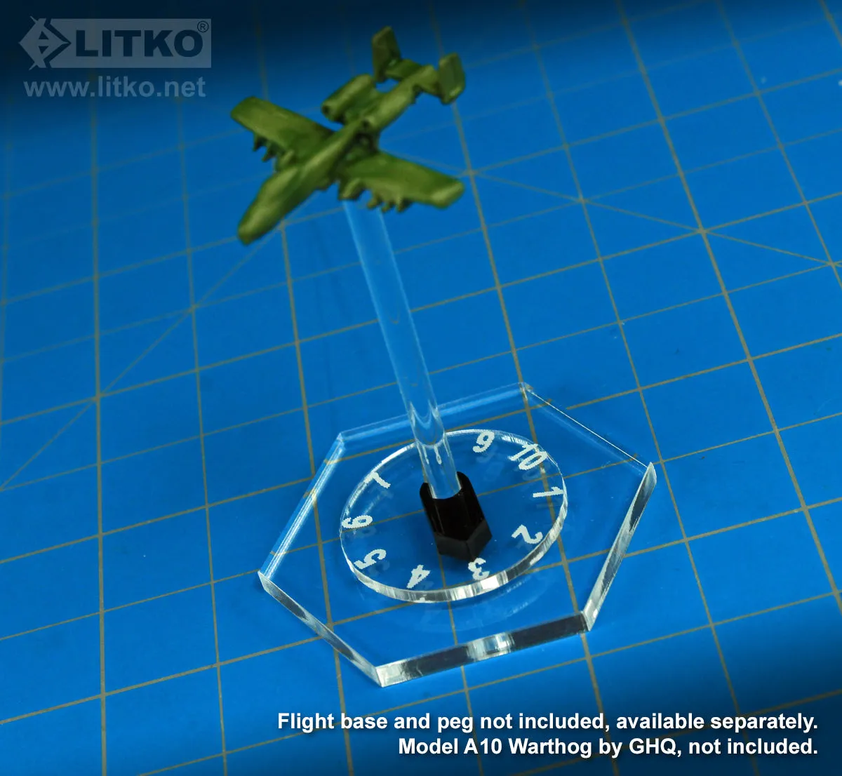 LITKO Standard Flight Stand Dials 1-10 with Pointers (10)