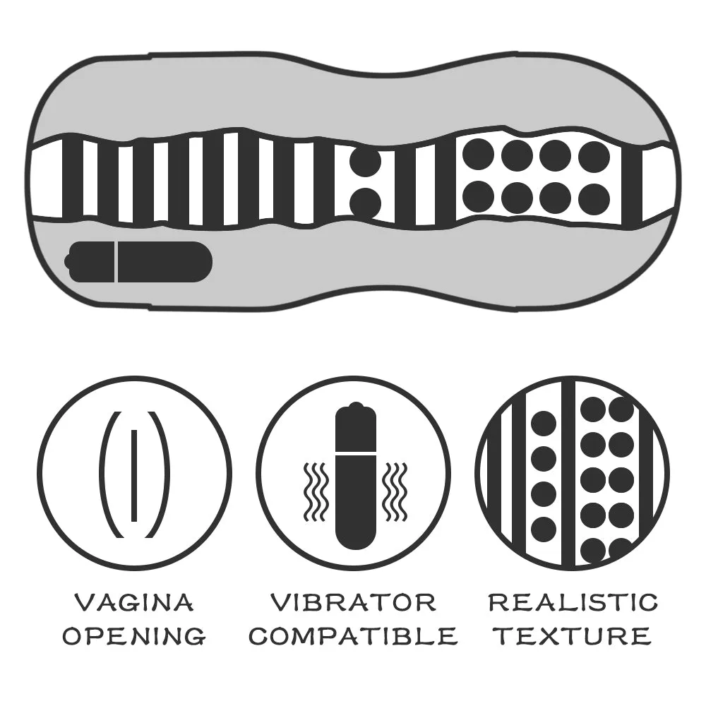 LoveToy Sex In A Can Vibrating Vagina Lotus