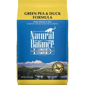 <b>Natural Balance</b> L.I.D. Limited Ingredient Diets Green Pea & Duck Dry Cat Formula
