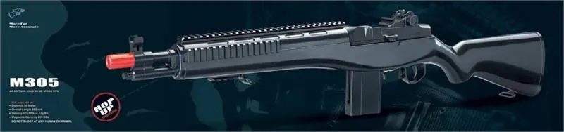 M14 Socom Airsoft Gun Spring Powered Sniper Rifle with Rail System