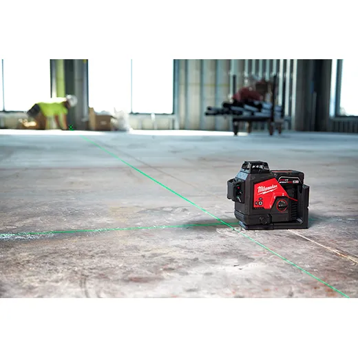 Milwaukee 3632-21 M12 Green 360 Degree 3-Plane Laser Kit