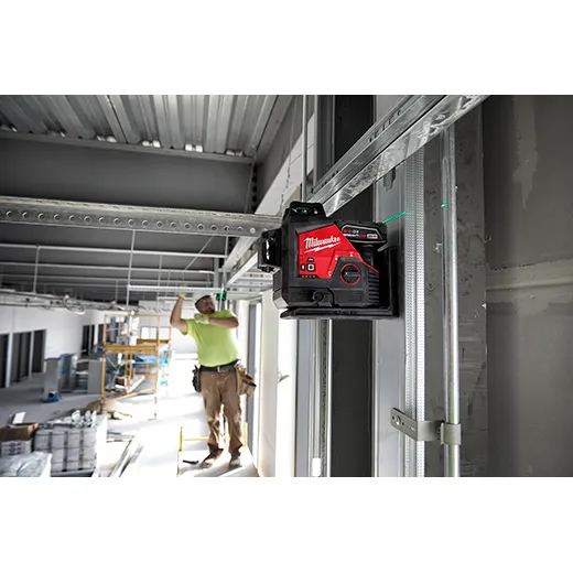Milwaukee 3632-21 M12 Green 360 Degree 3-Plane Laser Kit