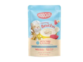 MOOCHIE CREAMY BROTH WITH TUNA & SCALLOP 40g POUCH