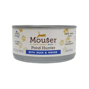 Mouser Pond Hunter With Duck and Mouse Canned Cat Food