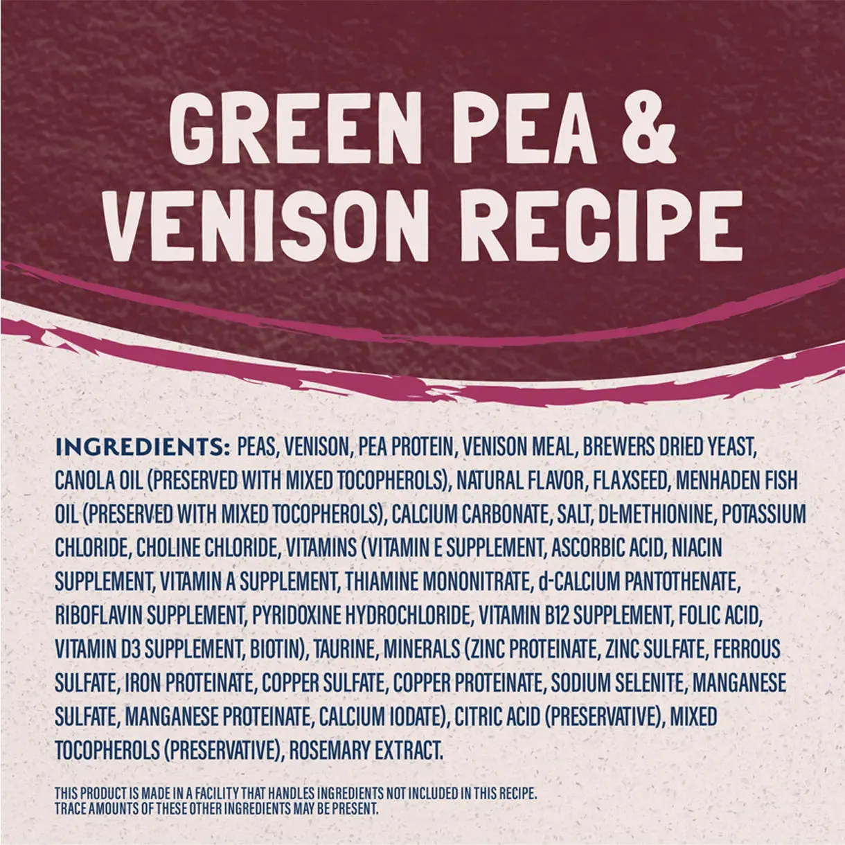 Natural Balance - Grain Free Venison & Green Pea Recipe for Cats