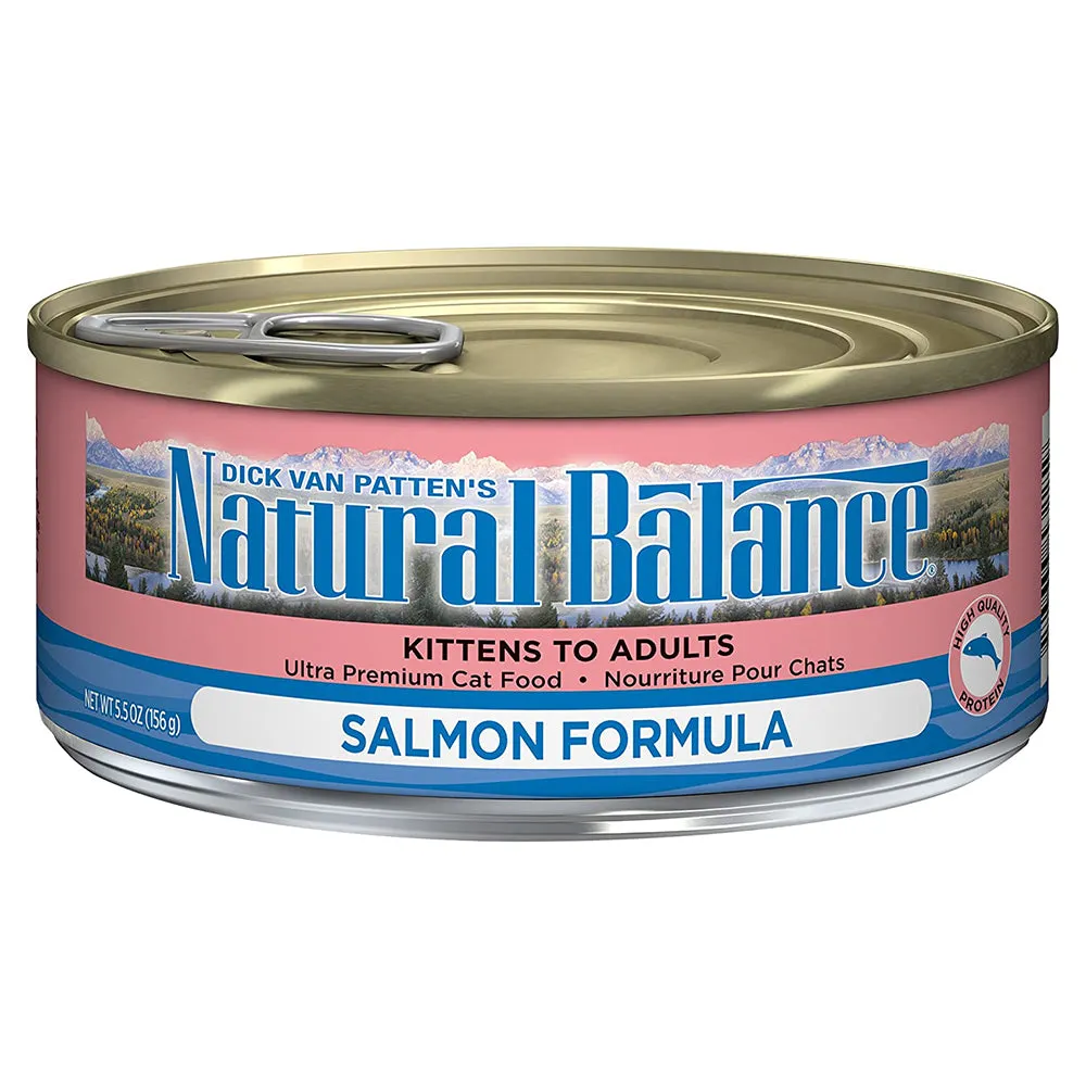 Natural Balance Original Ultra Premium Salmon Formula Wet Cat Food 5.5oz