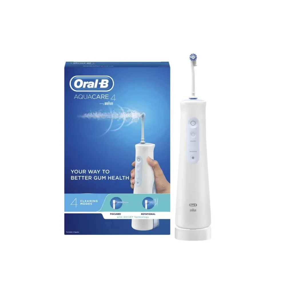 Oral-B MDH20 Aqua Care 4 Water flosser Portable Irrigator Power Toothbrush - White
