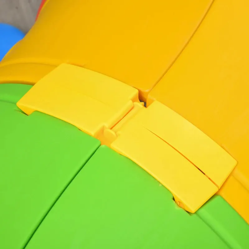 Outsunny   Caterpillar  Play Tunnel - Multicoloured