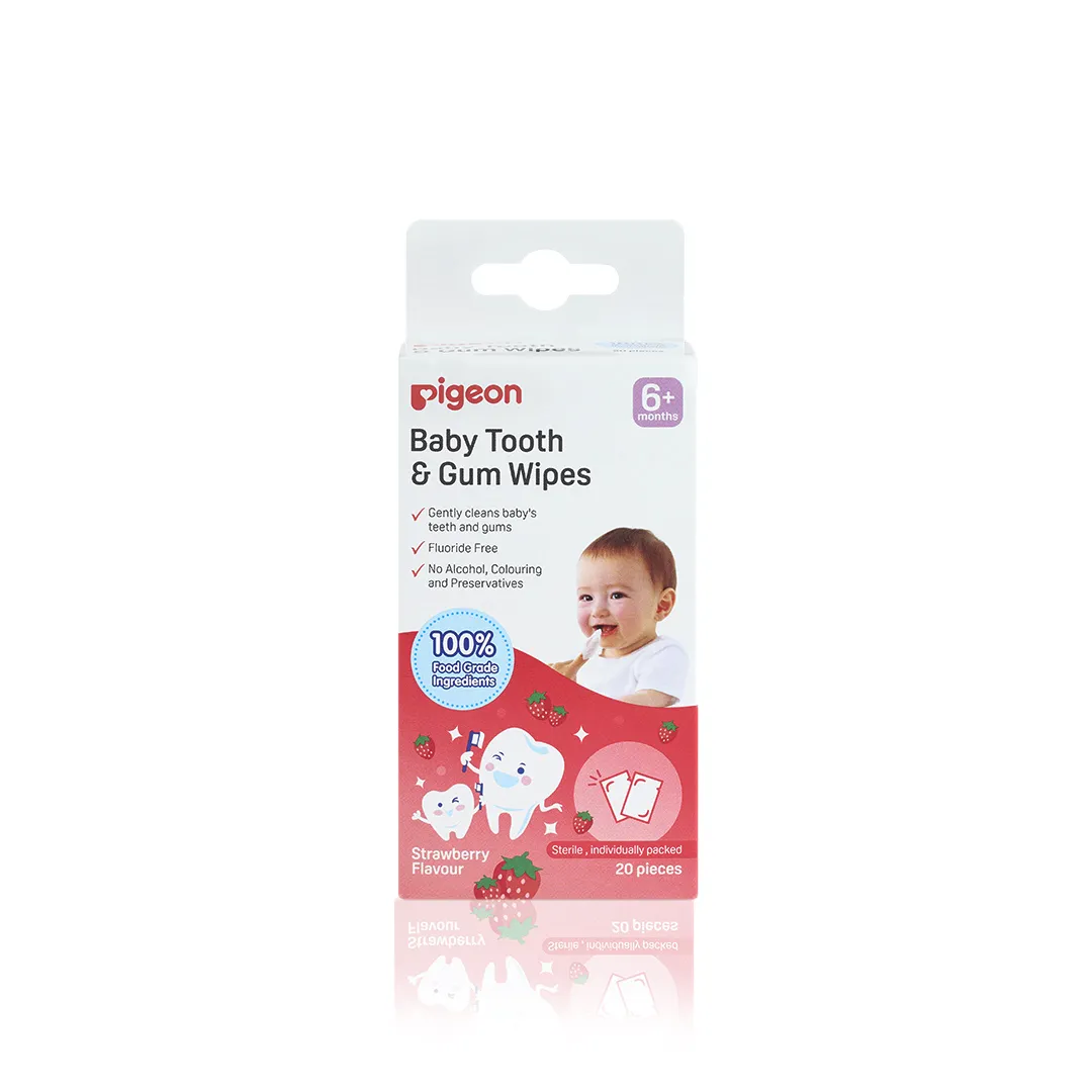 Pigeon Baby Tooth and Gum Wipes 20pcs (6m )