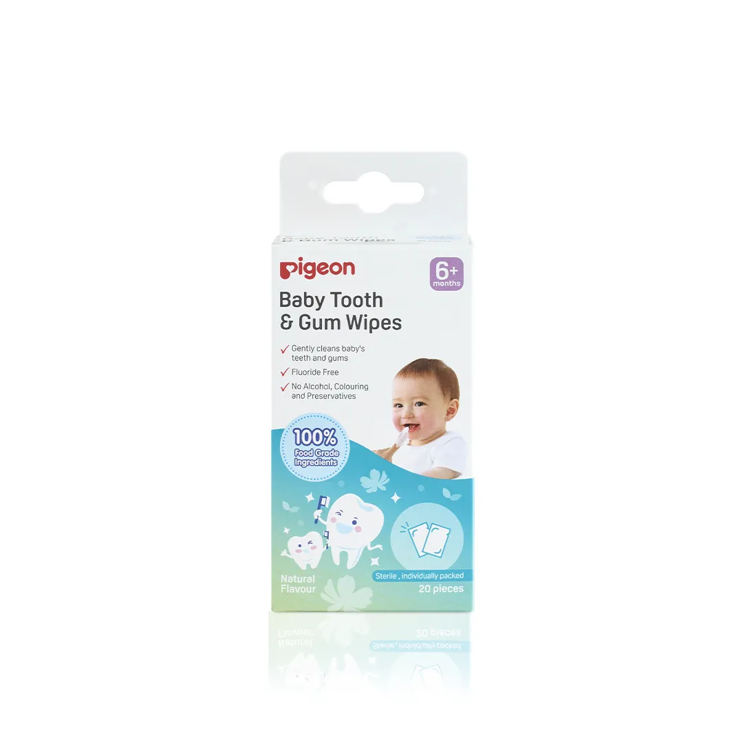 Pigeon Baby Tooth and Gum Wipes 20pcs (6m )