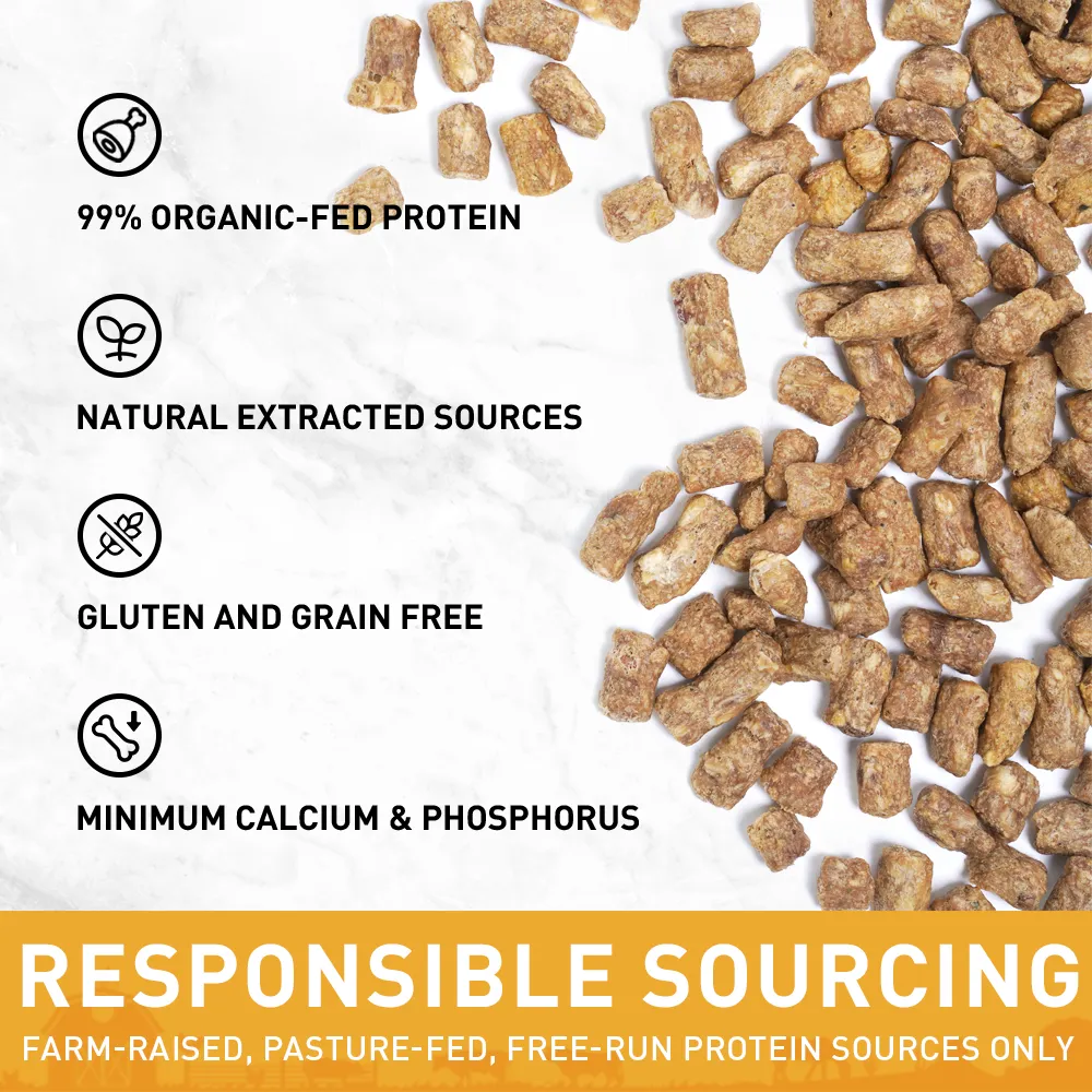 PURPOSE Freeze Dried Raw Cat Food - Carnivore Duck Freeze 9 oz.