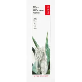 Radius Replacement Heads Soft Bristle 2 Pack