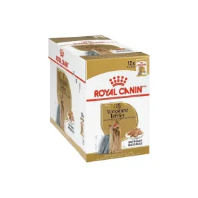 Royal Canin Breed Health Nutrition Yorkshire Adult Wet Dog Food 85g Pack of 12