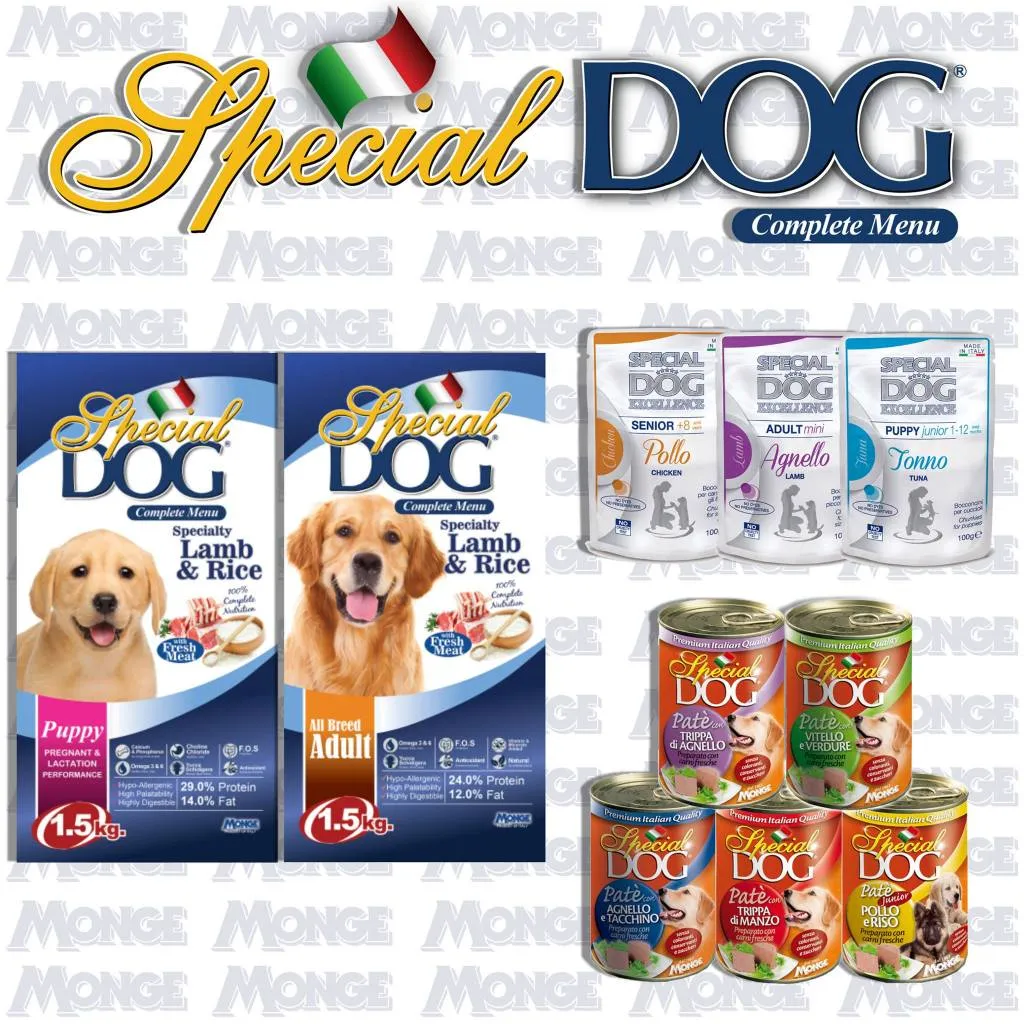 Special Dog Puppy & Mother Dry Food 1.5kg Original Packaging, Lamb & Rice Hypoallergenic