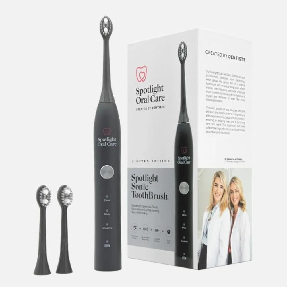 Spotlight Oral Care Sonic Tooth Brush- Graphite Grey