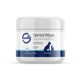 Stratford Dental Wipes for Dogs & Cats - Chlorhexidine Gluconate 0.1% (50 ct)