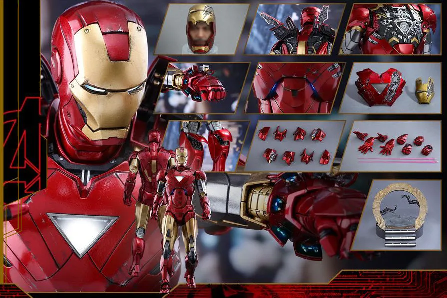 The Avengers MMS378D17 Iron Man Mark VI 1/6th Scale Collectible Figure