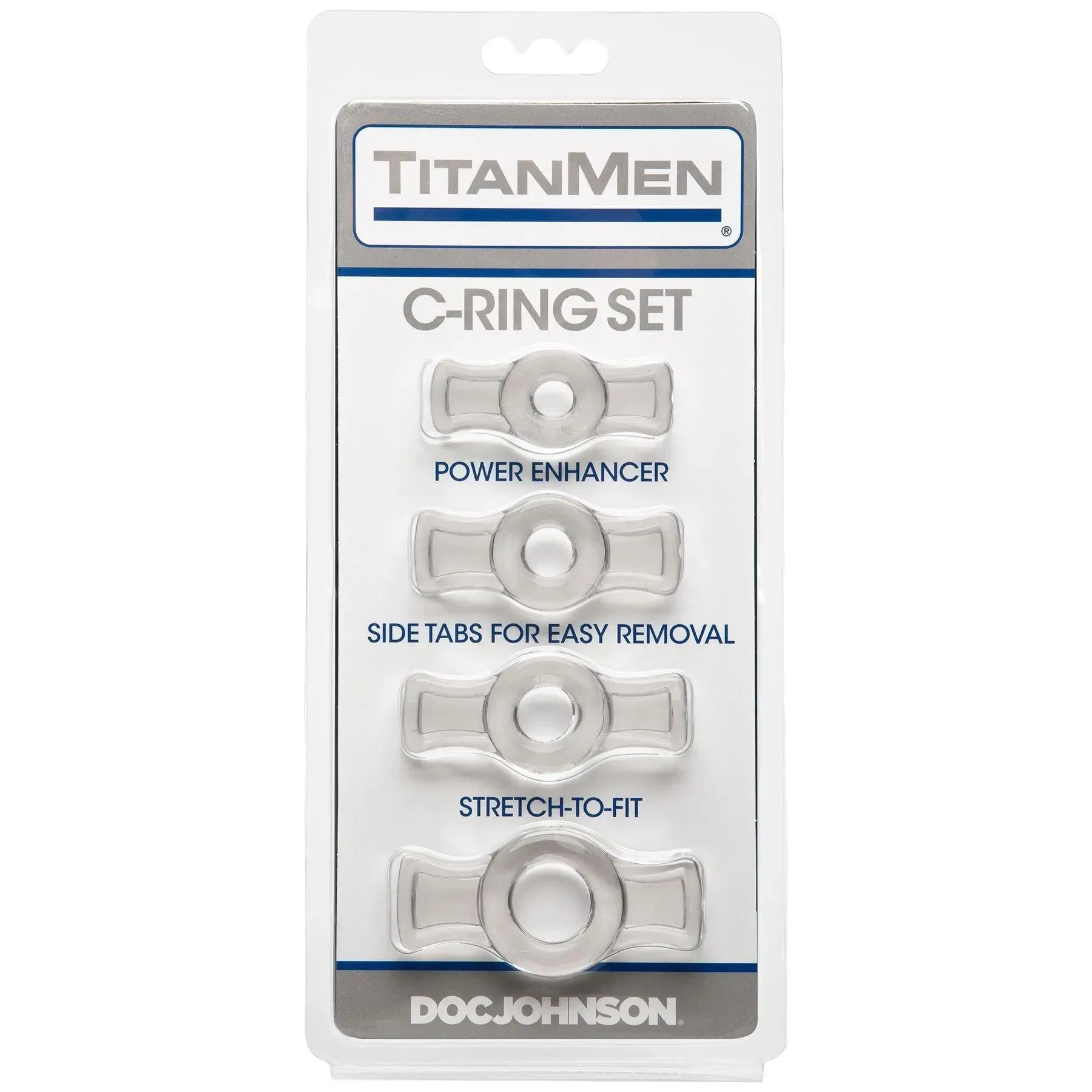 Titanmen Tools Cock Ring Set - Clear