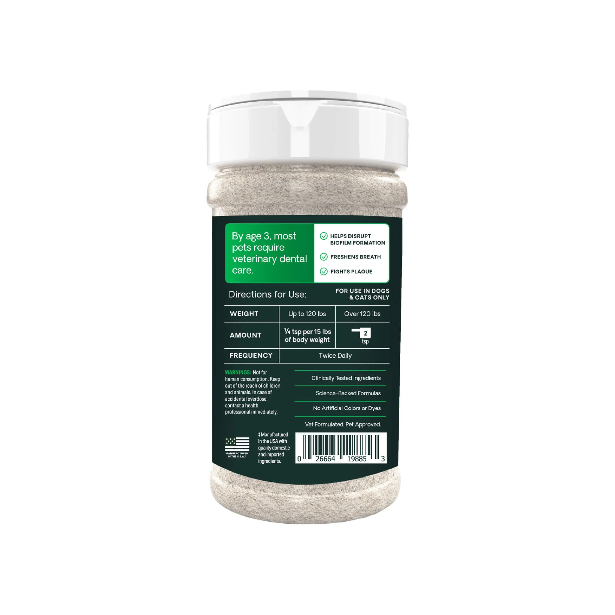 VetriScience Healthy Mouth Dental Dog & Cat Supplement