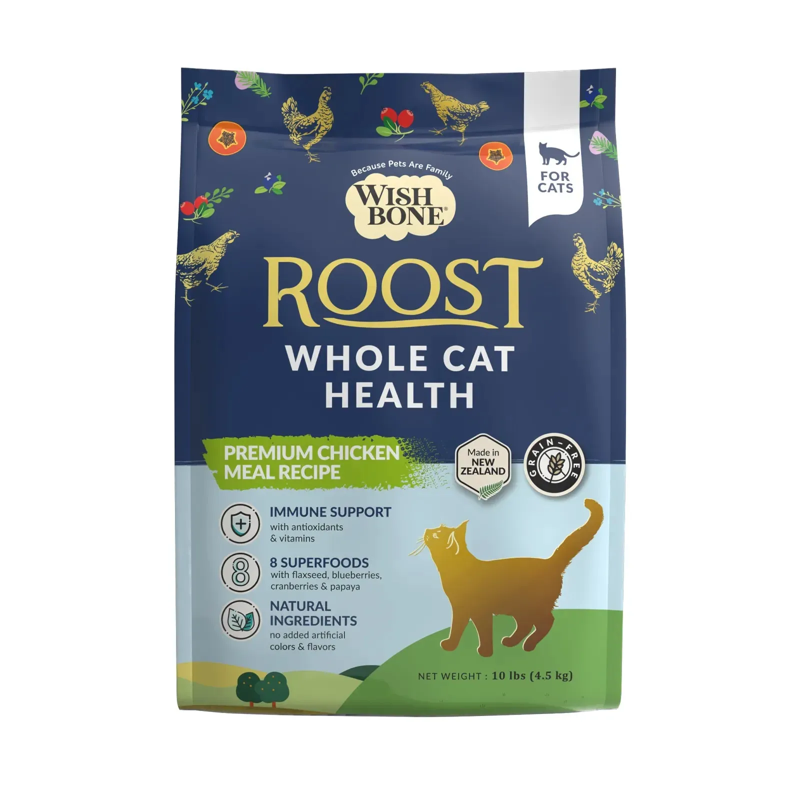 Wishbone - Roost - New Zealand Chicken Dry Cat Food