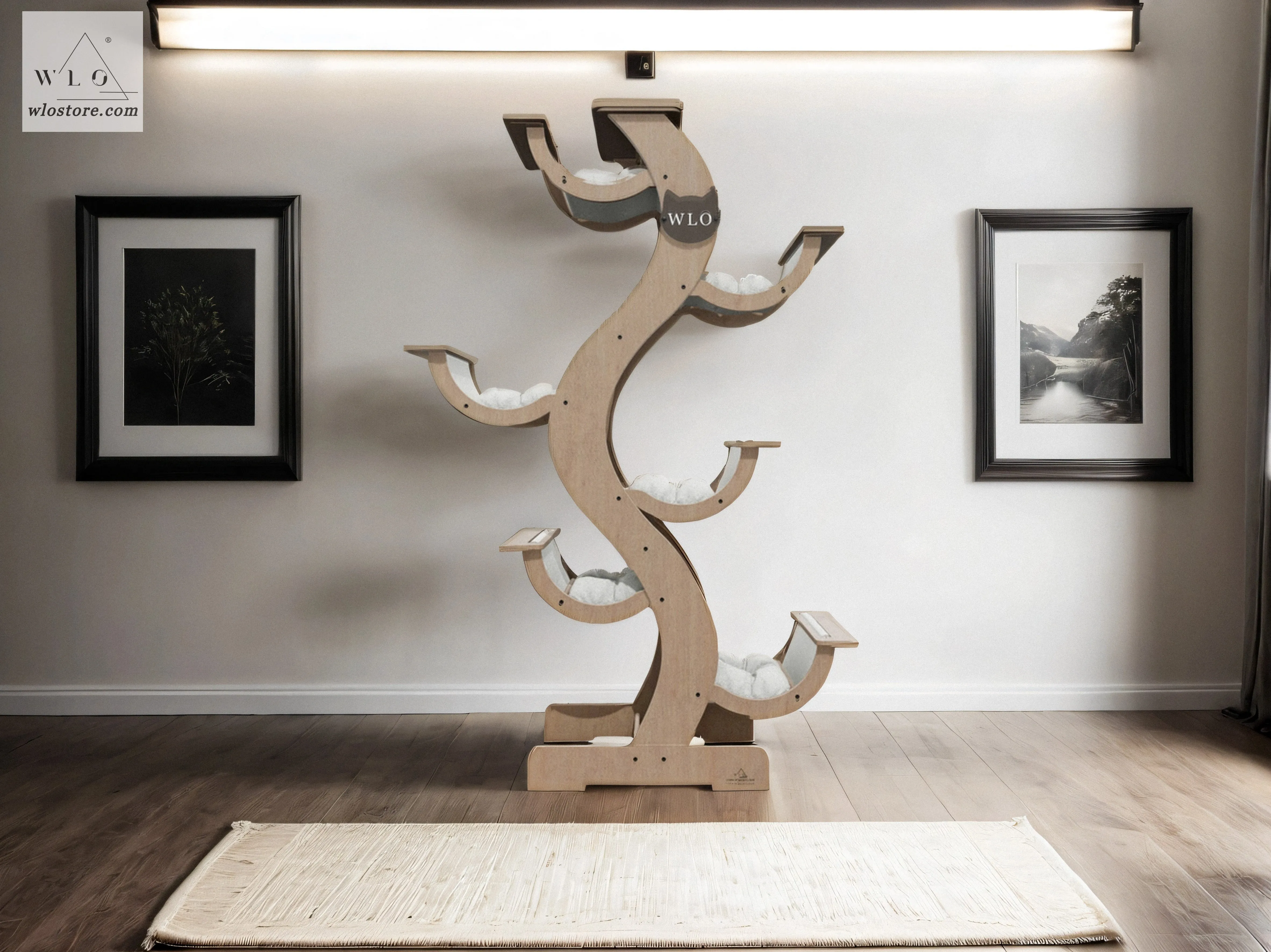 WLO® Natural Skyline Modern Cat Tree