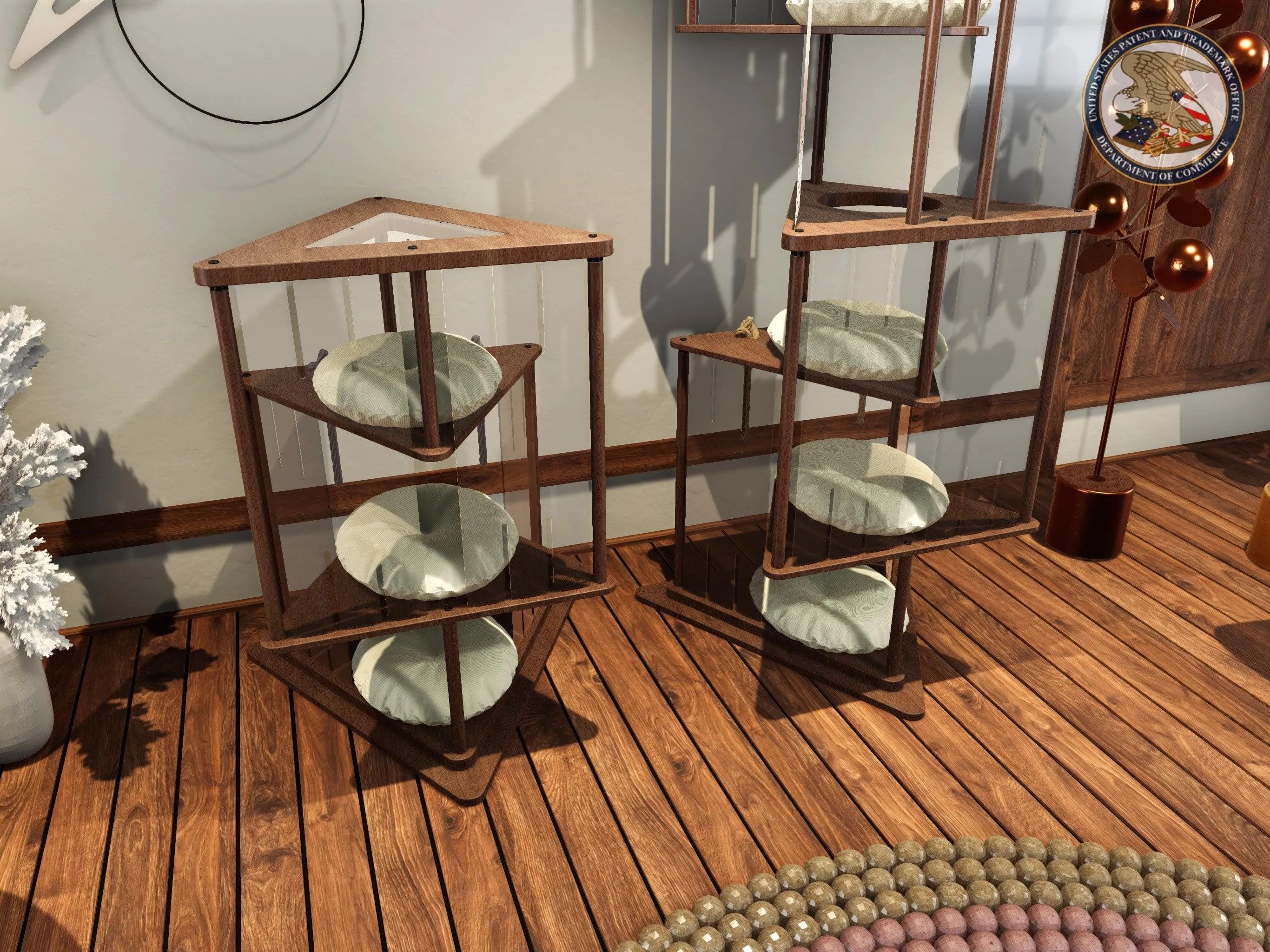 WLO® Triangle Modern Cat Tree