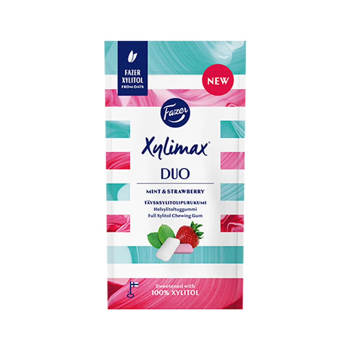 Xylimax Mint and Strawberry xylitol chewing gum 38g