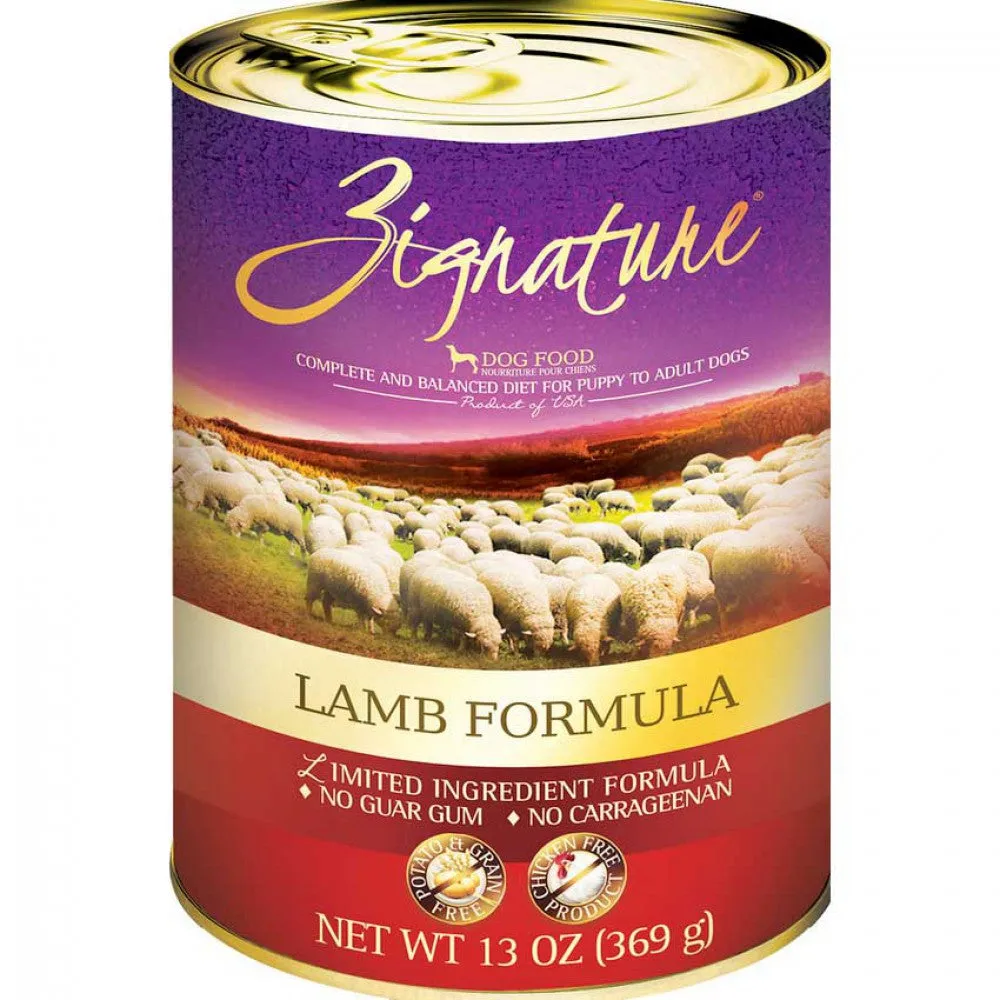 Zignature Limited Ingredient Lamb Formula Wet Dog Food