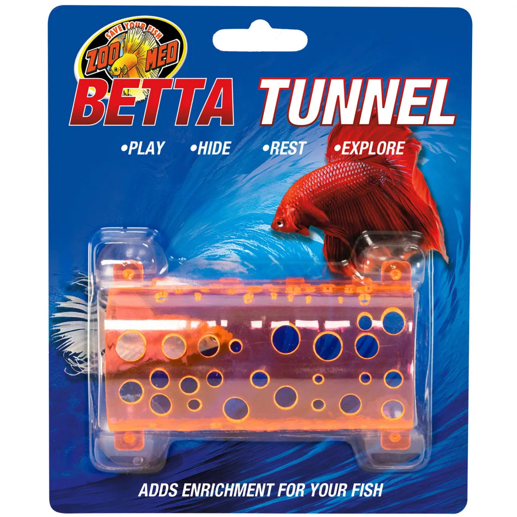 Zoo Med Betta Fish Tunnel - Ideal Shelter & Play for Bettas