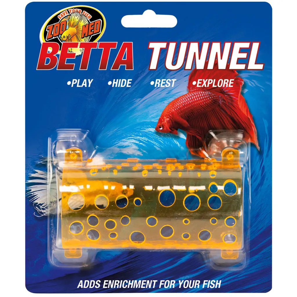 Zoo Med Betta Fish Tunnel - Ideal Shelter & Play for Bettas